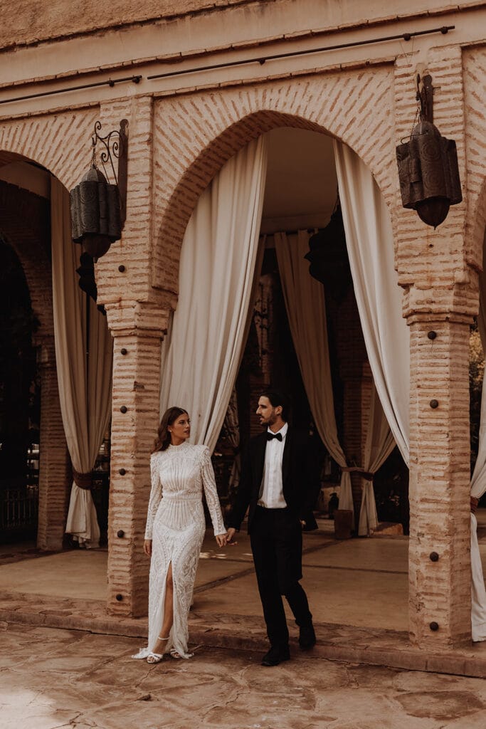 couple portrait in Marrakech