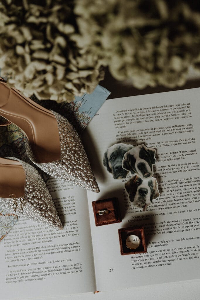 wedding flatlay details